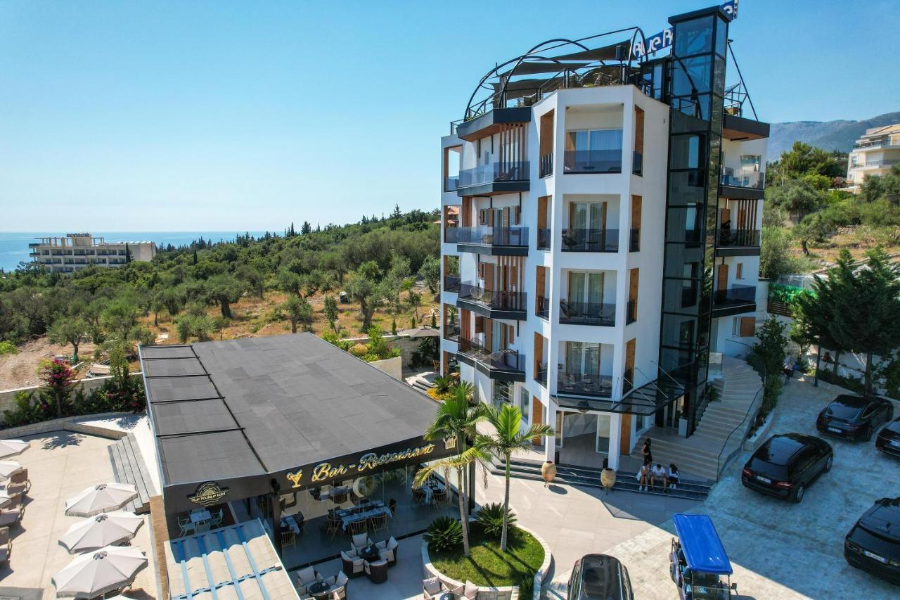 Blue Boutique Hotel Dhermi Bagian luar foto