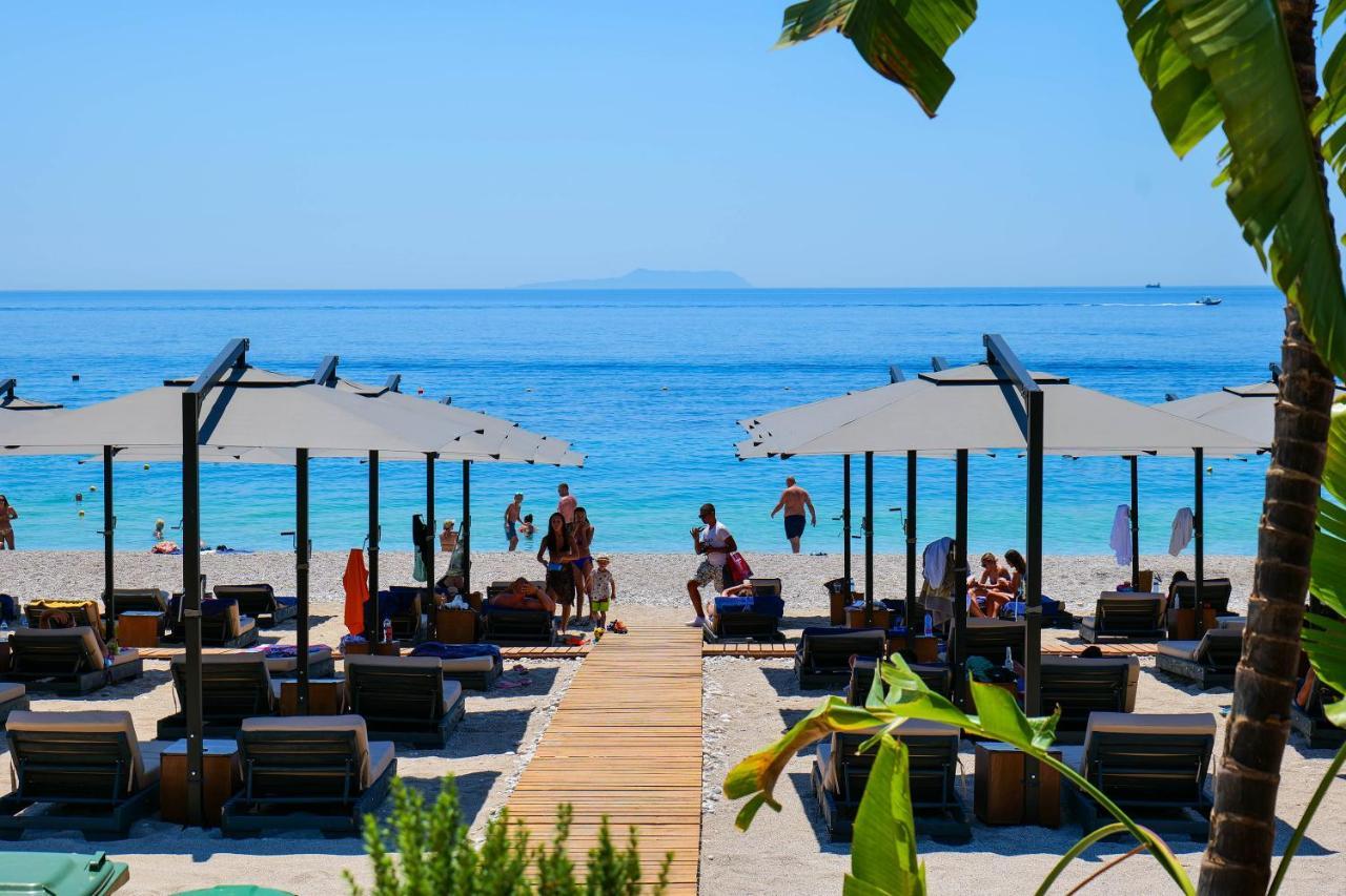 Blue Boutique Hotel Dhermi Bagian luar foto