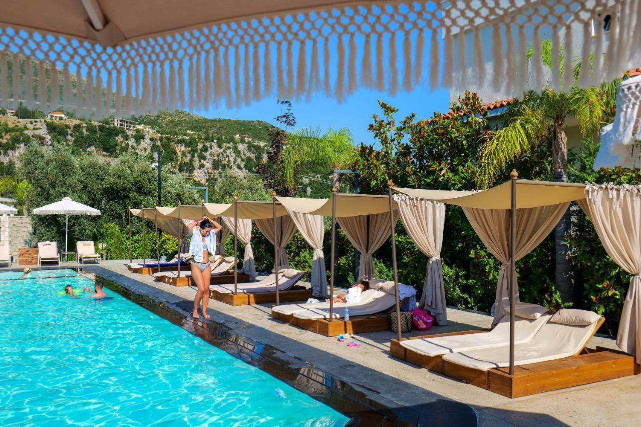 Blue Boutique Hotel Dhermi Bagian luar foto