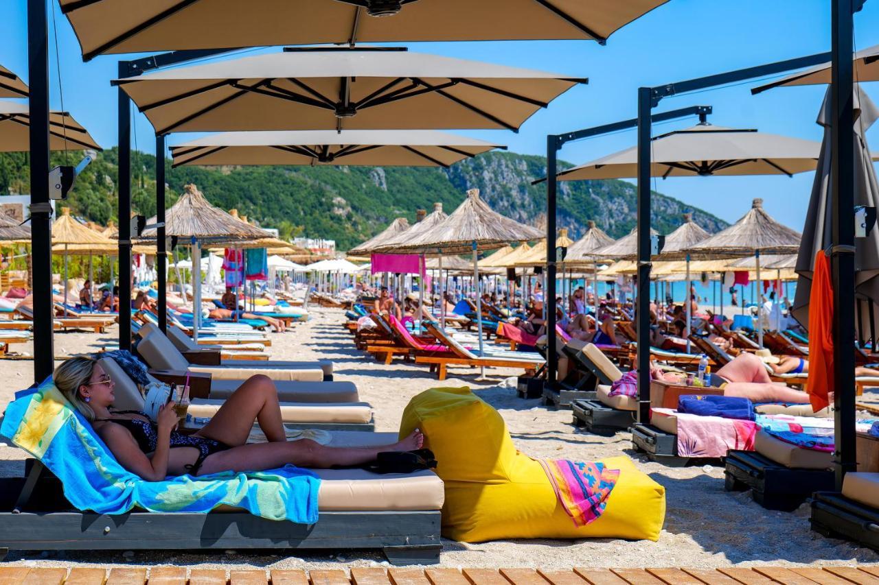 Blue Boutique Hotel Dhermi Bagian luar foto