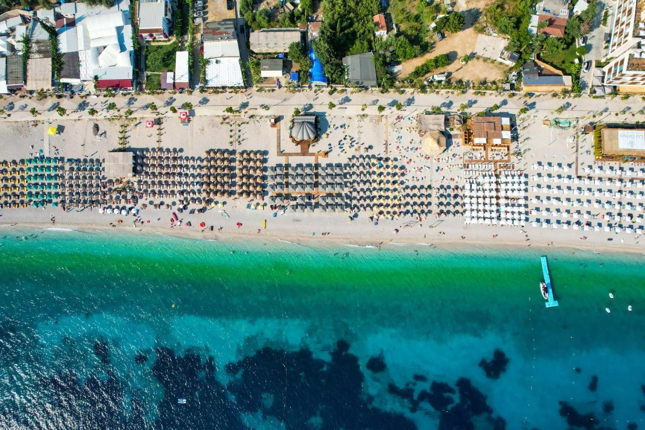 Blue Boutique Hotel Dhermi Bagian luar foto