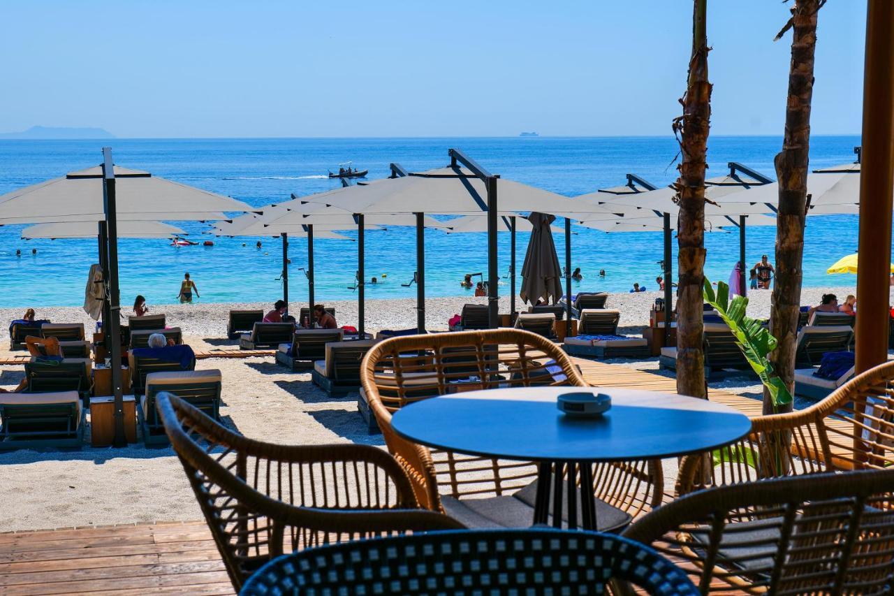 Blue Boutique Hotel Dhermi Bagian luar foto