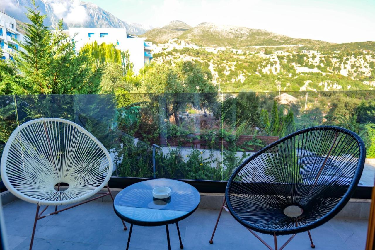 Blue Boutique Hotel Dhermi Bagian luar foto