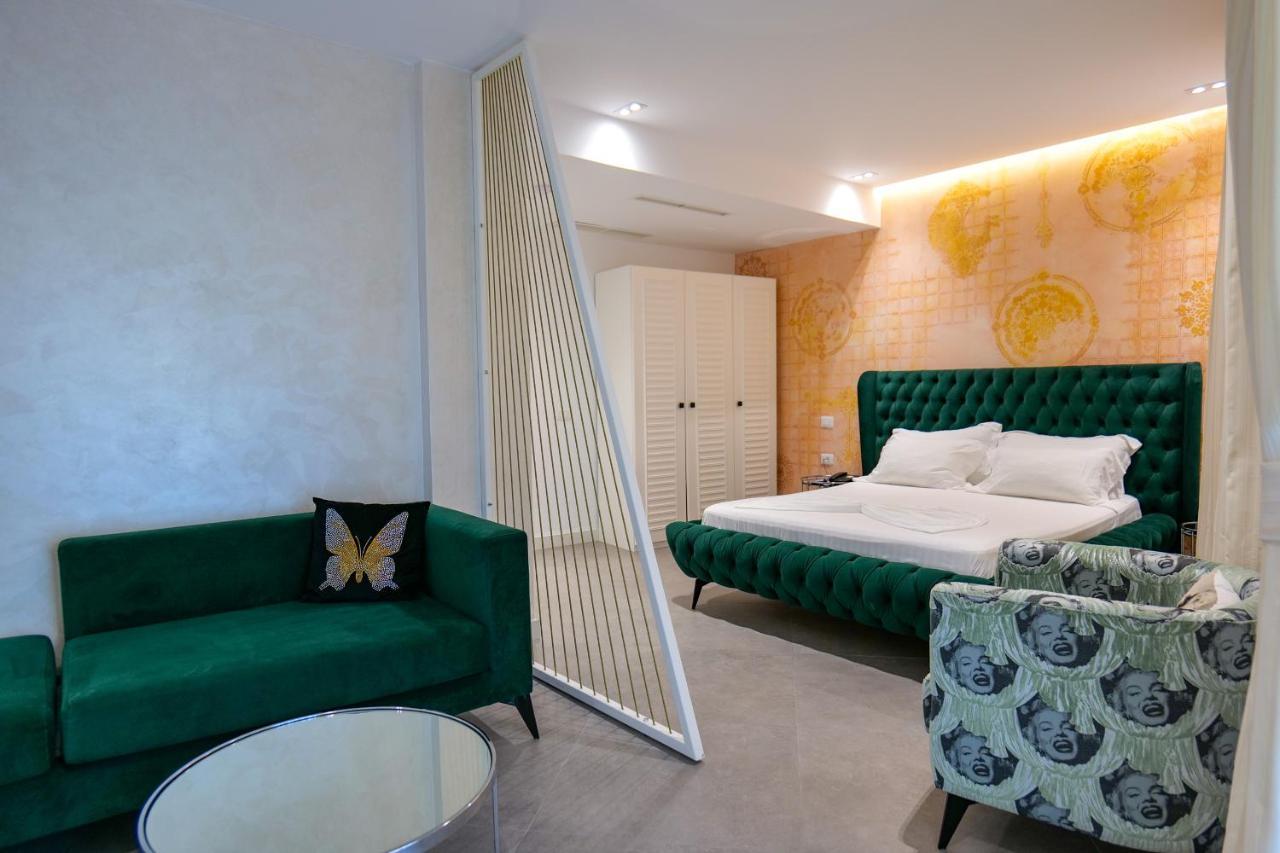 Blue Boutique Hotel Dhermi Bagian luar foto