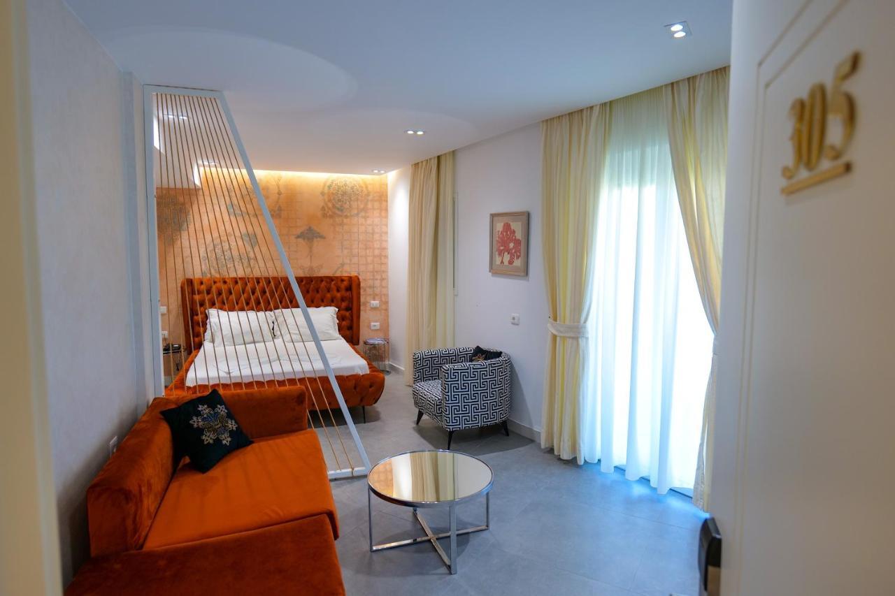 Blue Boutique Hotel Dhermi Bagian luar foto