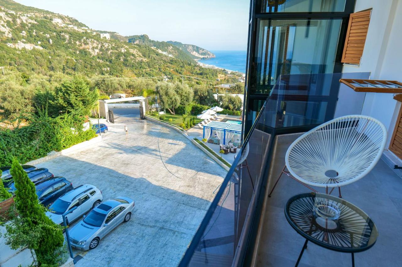 Blue Boutique Hotel Dhermi Bagian luar foto